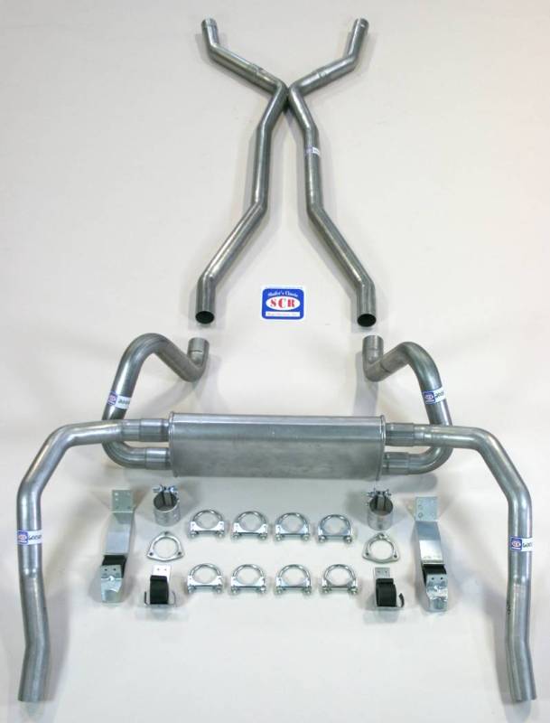 196769 Camaro "X Style" 21/2" Exhaust System with Big Block with Long