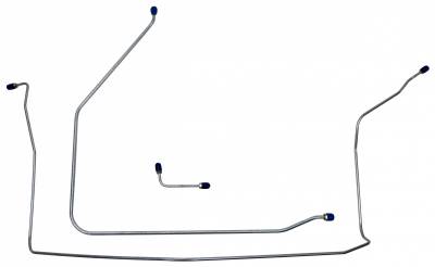 Shafer's Classic - Late 1965 - 1966 Chevrolet Corvette Front Brake Line Set, Stainless Steel