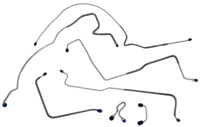 Shafer's Classic - 1971-1972 Chevrolet/GMC Truck Front Brake Line Set, Stainless Steel