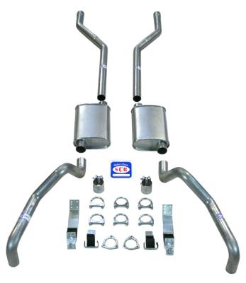 Shafer's Classic - 1967 - 1969 Camaro 2-1/2" Exhaust System with Small Block with Long Style Headers