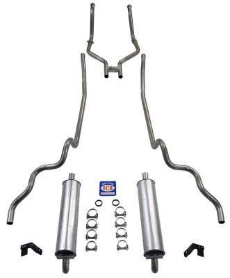 Shafer's Classic - 1963-64 Full Size Ford 2" Exhaust System Hardtop