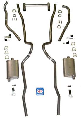 Shafer's Classic - 1955 - 1957 Chevrolet Full Size Exhaust System