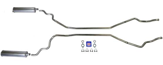Shafer's Classic - 1963-64 Full Size Ford convertible 2" Exhaust System