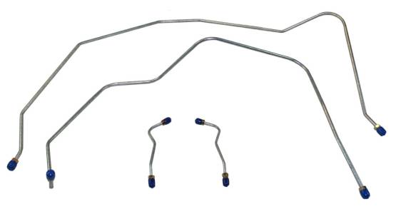 Shafer's Classic - 1956 - 1957 Chevrolet Full Size Front Brake Line Set, Stainless Steel