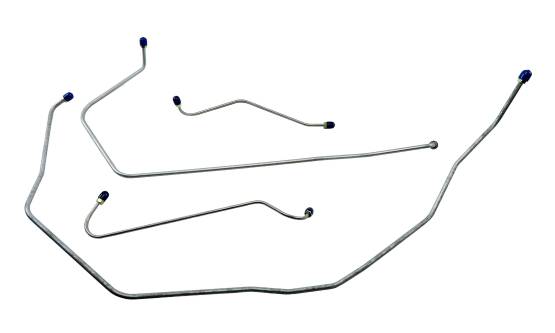 Shafer's Classic - 1955 Chevrolet Full Size Front Brake Line Set, Stainless Steel