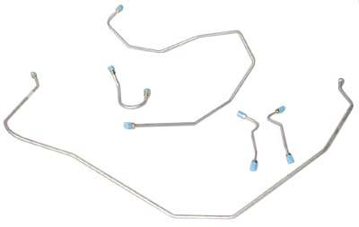 Shafer's Classic - 1956 - 1957 Chevrolet Full Size  Front Brake Line Set, Stainless Steel