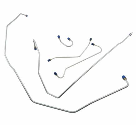 Shafer's Classic - 1955 Chevrolet Full Size Front Brake Line Set, Stainless Steel