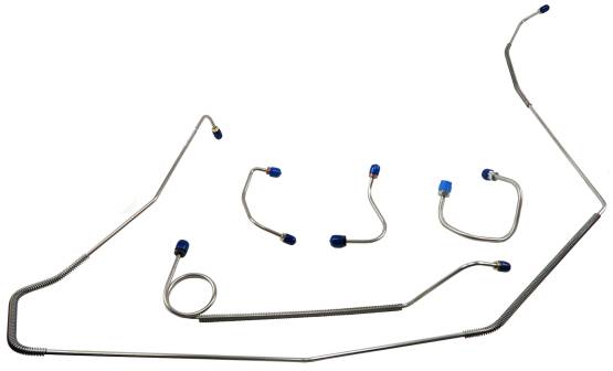 Shafer's Classic - 1967 - 1968 Chevrolet Camaro Front Brake Line Set, Stainless Steel