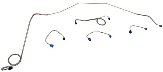 Shafer's Classic - 1969 Chevrolet Camaro Front Brake Line Set, Stainless Steel