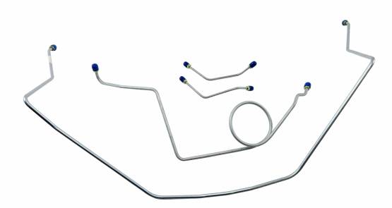 Shafer's Classic - 1959 - 1961 Chevrolet Full Size Front Brake Line Set Stainless Steel