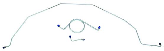 Shafer's Classic - 1965 - 1966 Chevrolet Full Size  Front Brake Line Set Stainless Steel