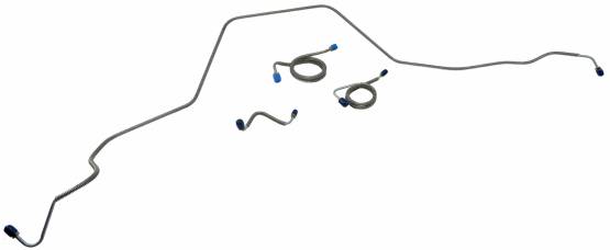 Shafer's Classic - 1969 Chevrolet Full Size Front Brake Line Set Stainless Steel