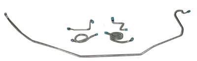 Shafer's Classic - 1969 Chevrolet Full Size  Front Brake Line Set Stainless Steel