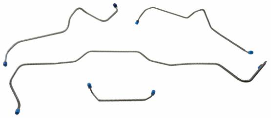 Shafer's Classic - 1971 - 1972 Chevrolet Chevelle Front Brake Line Set Stainless Steel