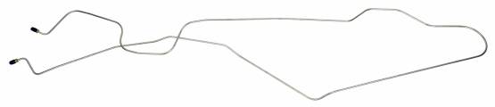 Shafer's Classic - 1963-64 Full Size Ford Front To Rear Brake Line, Stainless Steel