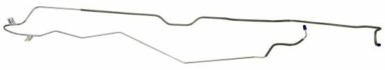 Shafer's Classic - 1987-1989 Ford Bronco Front To Rear Brake Line, Stainless Steel