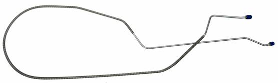 Shafer's Classic - Late 1965 - 1966 Chevrolet Corvette Front to Rear Brake Line, Stainless Steel