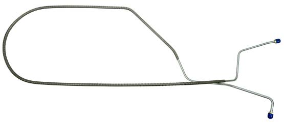 Shafer's Classic - 1968 Chevrolet Corvette Front to Rear Brake Line, Stainless Steel