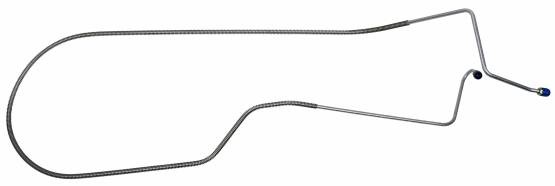 Shafer's Classic - 1969 Chevrolet Corvette Front to Rear Brake Line, Stainless Steel