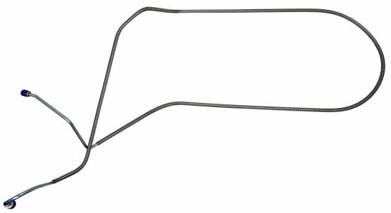 Shafer's Classic - 1970-1973 Chevrolet Corvette Front to Rear Brake Line, Stainless Steel