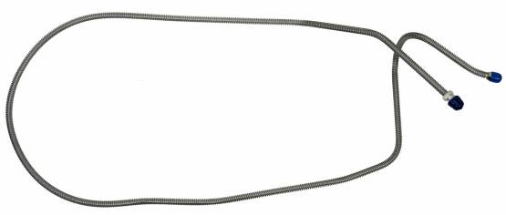 Shafer's Classic - 1975 and 1976-1982 Chevrolet Corvette Front to Rear Brake Line, Stainless Steel