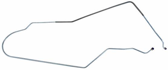 Shafer's Classic - 1956 - 1957 Chevrolet Convertible Long Gas Lines (Pump To Tank), Stainless Steel