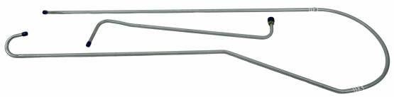 Shafer's Classic - 1967 - 1970 Chevrolet/GMC Truck Long Gas Lines (Pump To Tank), Stainless Steel