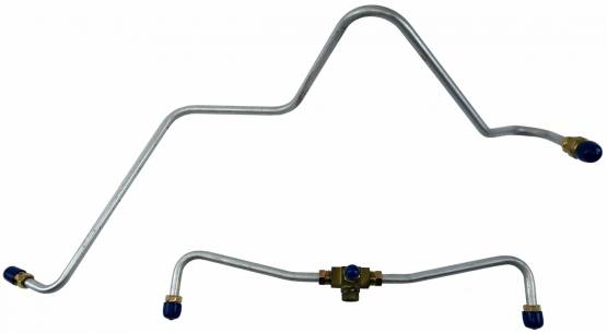 Shafer's Classic - 1959 - 1961 Chevrolet Full Size  Gas Lines (Pump To Carb) Stainless Steel