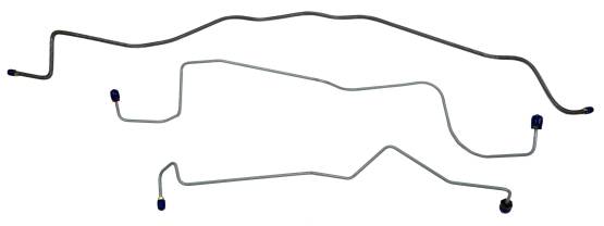 Shafer's Classic - 1990-1997 Ford F250 F350 Front Brake Line Set, Stainless steel