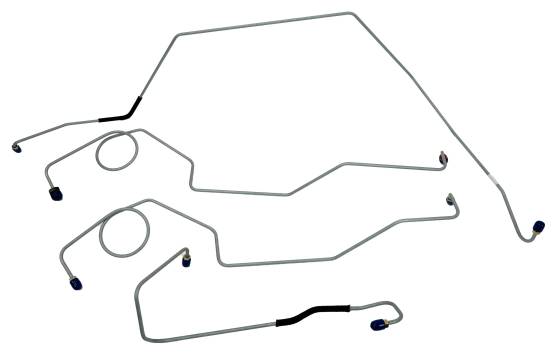 Shafer's Classic - 1967-1970 Ford F100 4 X 2 Front Brake Lines, Stainless steel