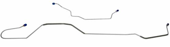 Shafer's Classic - 1971 - 1973 Ford Mustang Rear End Housing Brake Line,304 Stainless Steel