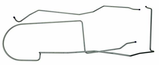 Shafer's Classic - 1969 Ford Mustang Long Gas Lines, Pump To Tank,304 Stainless Steel