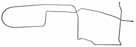 Shafer's Classic - 1964 Ford Mustang Long Gas Lines, Pump To Tank,304 Stainless Steel