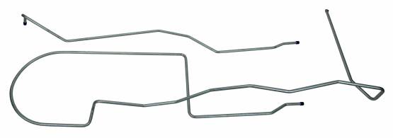 Shafer's Classic - 1969 - 1970 Ford Mustang Long Gas Lines, Pump To Tank,304 Stainless Steel