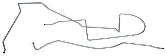 Shafer's Classic - 1968 Ford Mustang Long Gas Lines, Pump To Tank,304 Stainless Steel