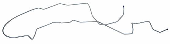 Shafer's Classic - 1976-1978 Ford Mustang Long Gas Line, Pump to Tank,304 Stainless Steel