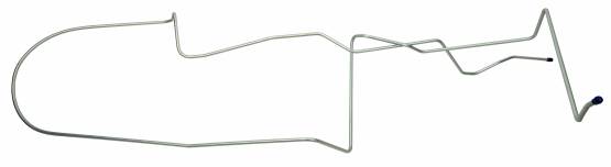 Shafer's Classic - 1965-1966 Ford Mustang Long Gas Line, Pump to Tank,304 Stainless Steel