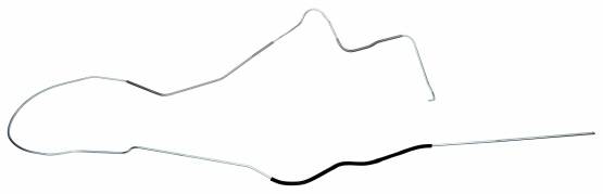 Shafer's Classic - 1970 - 1972 Chevrolet Chevelle  Return Gas Line, 304 Stainless Steel