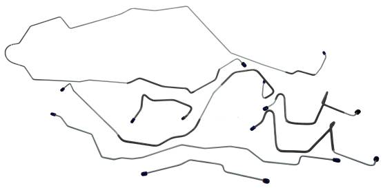 Shafer's Classic - 1980-1986 Bronco Complete Brake Line Set
