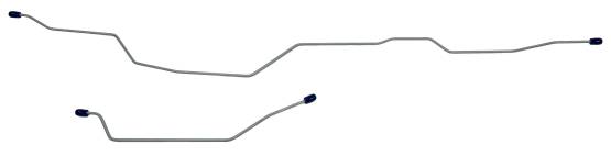 Shafer's Classic - 1978-1979 Ford Bronco Rear End Housing Brake Line, Stainless steel