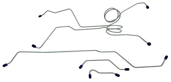 Shafer's Classic - 1978-1979 Bronco Front Brake Line Set, Stainless steel