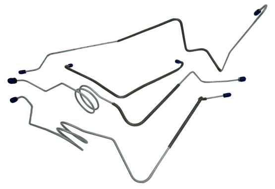 Shafer's Classic - 1976-1979 Ford F100 F150 Front Brake Line Set, Stainless steel