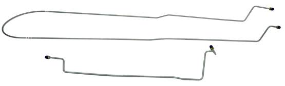Shafer's Classic - 1988-1989 Chevrolet/GMC Truck Front Brake Line Set, Stainless Steel
