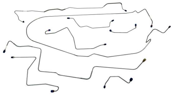 Shafer's Classic - 1967 Ford Mustang Complete Brake Line Set