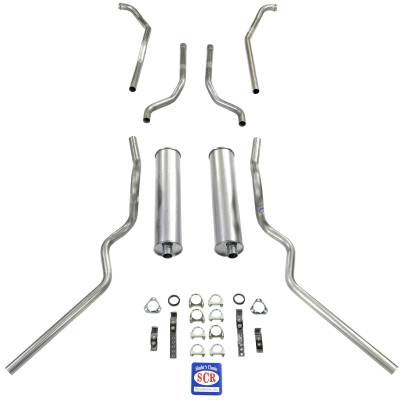 Shafer's Classic - 1963-1966 Chevrolet C10 Truck Exhaust System, Short Bed, Small Block V8, Stainless steel