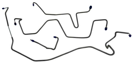 Shafer's Classic - 1990-1992 Bronco Front Brake Line Set, Stainless Steel