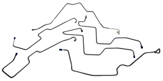 Shafer's Classic - 1995-1996 Bronco Front Brake Line Set, 6 pcs