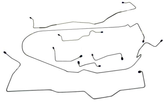 Shafer's Classic - 1967 Ford Mustang Complete Brake Line Set