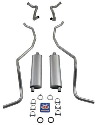 Shafer's Classic - 1962-1964 Chevrolet SW 327 with 2-1/2" Exhaust Hi-Perf. Exhaust System, Stainless steel