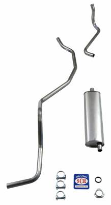 Shafer's Classic - 1963-1964 Chevrolet SW 6 cyl. Single Exhaust System, Stainless steel